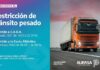 Restricción de tránsito pesado por recambio turístico