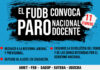 El 11 de febrero habrá un paro nacional docente