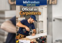 Oferta laboral en Brandsen: carpintero