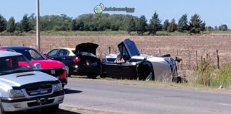 Choque en cercanías a Ibiza sobre Ruta 215