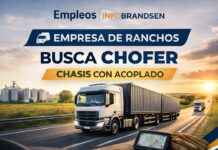 Empresa de Ranchos busca chofer para chasis con acoplado