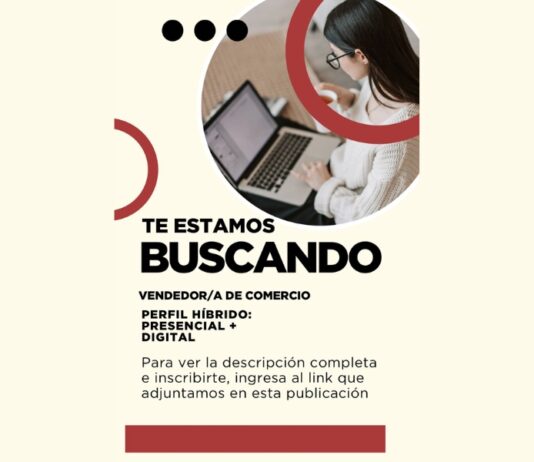 Oferta laboral en Brandsen: vendedor/a de comercio