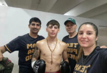 Lautaro Dicipio venció en su debut como boxeador profesional