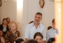 Raitelli acompañó las celebraciones de Pascua en el Distrito