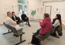 Autoridades sanitarias provinciales visitaron al CAPS Las Mandarinas