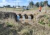 Avanzan los trabajos de limpieza y perfilado en el canal Belgrano