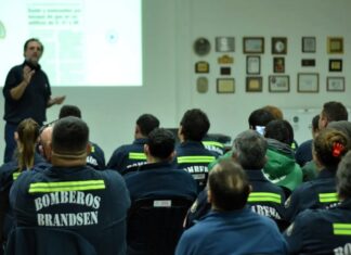 Bomberos realizaron una capacitación sobre emergencias por escapes de gas y monóxido de carbono