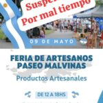 Se suspendió la Feria de Artesanos en el Paseo Malvinas