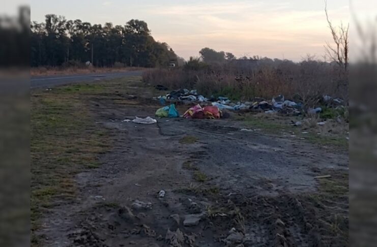 Escriben los lectores: preocupación de vecinos por un basural sobre Ruta 215