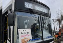 Este domingo la Línea 500 contará con servicios especiales para la Fiesta del Pastelito