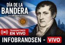 Brandsen conmemoró el Día de la Bandera con el acto oficial y la promesa de lealtad de los alumnos