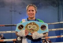 Sol Baumstarh es campeona mundial interina: Venció a Yadira Bustillos en un emotivo combate
