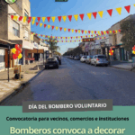 Bomberos convoca a decorar la Ciudad de rojo y amarillo para este martes