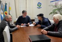 Se firmó el convenio de padrinazgo para el Boulevard de los Vascos