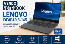 Se vende Notebook Lenovo IdeaPad S-145
