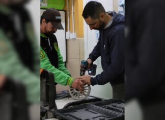Se están colocando calefactores en escuelas del Distrito