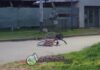 Choque entre auto y bicicleta: una persona herida
