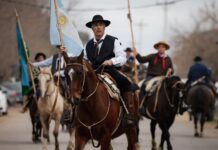 Gómez: el mal tiempo no impidió los festejos por el 143º aniversario
