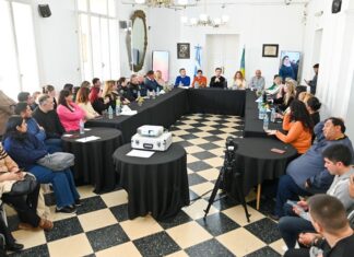 San Vicente: Mantegazza presentó la Mesa Multiagencial de Entramados