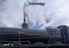La histórica locomotora a vapor volvió a pasar por Brandsen