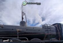La histórica locomotora a vapor volvió a pasar por Brandsen