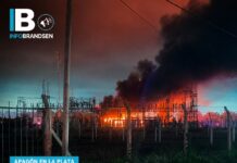 Apagón en La Plata: controlaron el incendio en la Subestación Tolosa y trabajan para recuperar el servicio