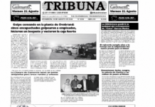 Semanario Tribuna – Tapa 15 de agosto 2026