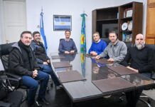 San Vicente: Mantegazza recibió a autoridades del Litoral