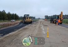 Comenzaron los desvíos de tránsito por la obra de la Ruta 215