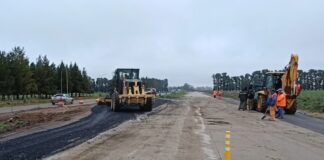 Comenzaron los desvíos de tránsito por la obra de la Ruta 215