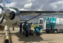 San Vicente: la Provincia trasladó en un vuelo sanitario a dos sobrevivientes del trágico accidente en Jujuy