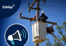 Edelap realizará tareas en la red eléctrica: qué zona de Brandsen podría verse afectada
