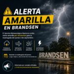 Alerta amarilla por tormentas en Brandsen: advierten por lluvias intensas y posible granizo