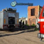 Principio de incendio de vivienda en Las Mandarinas