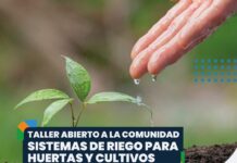 Taller abierto a la comunidad sobre sistemas de riego para huertas y cultivos