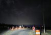 Escriben los lectores: la rotonda de Los Bosquecitos sigue a oscuras Rotonda de Los Bosquecitos, sobre la Ruta 215, sin iluminación en la noche del sábado
