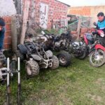 Un aprehendido y motos adulteradas tras dos allanamientos en Domselaar