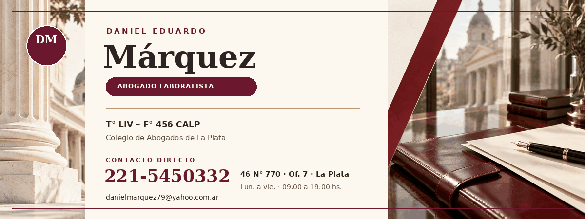 Daniel Eduardo Márquez - Abogado Laboralista