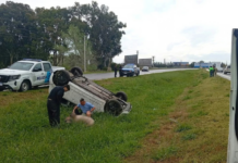 Dos heridos tras dos siniestros ocurridos en Ruta 2