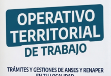 El lunes 28 de septiembre comenzará un operativo territorial de trabajo