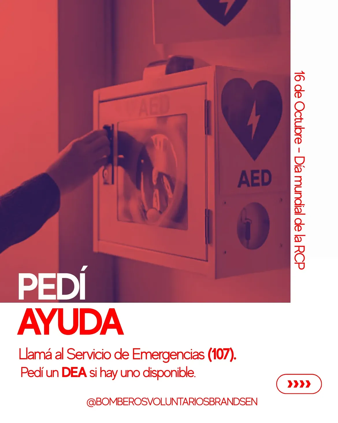 Campaña de RCP de Bomberos Voluntarios Brandsen, placa 3 de 8