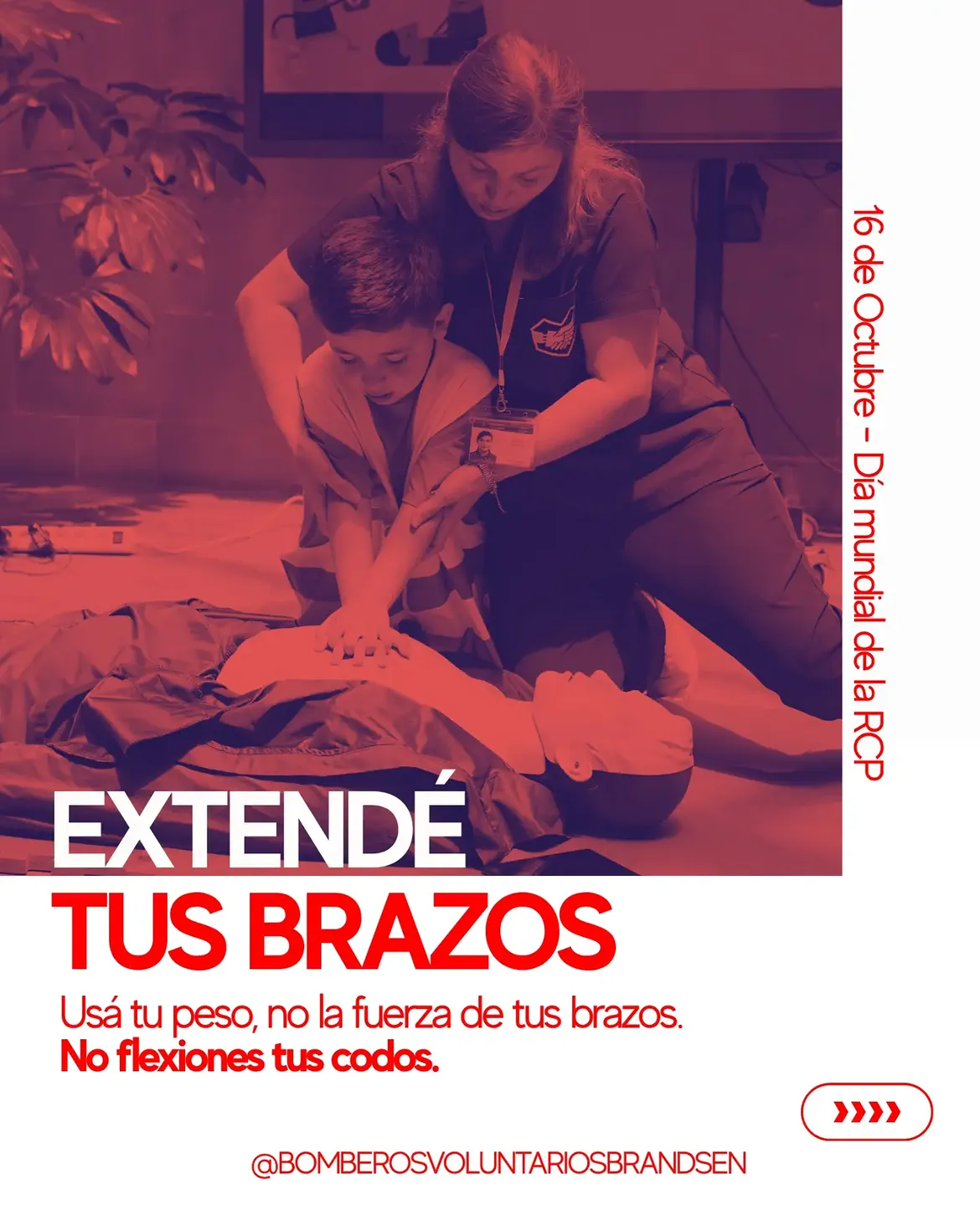 Campaña de RCP de Bomberos Voluntarios Brandsen, placa 5 de 8