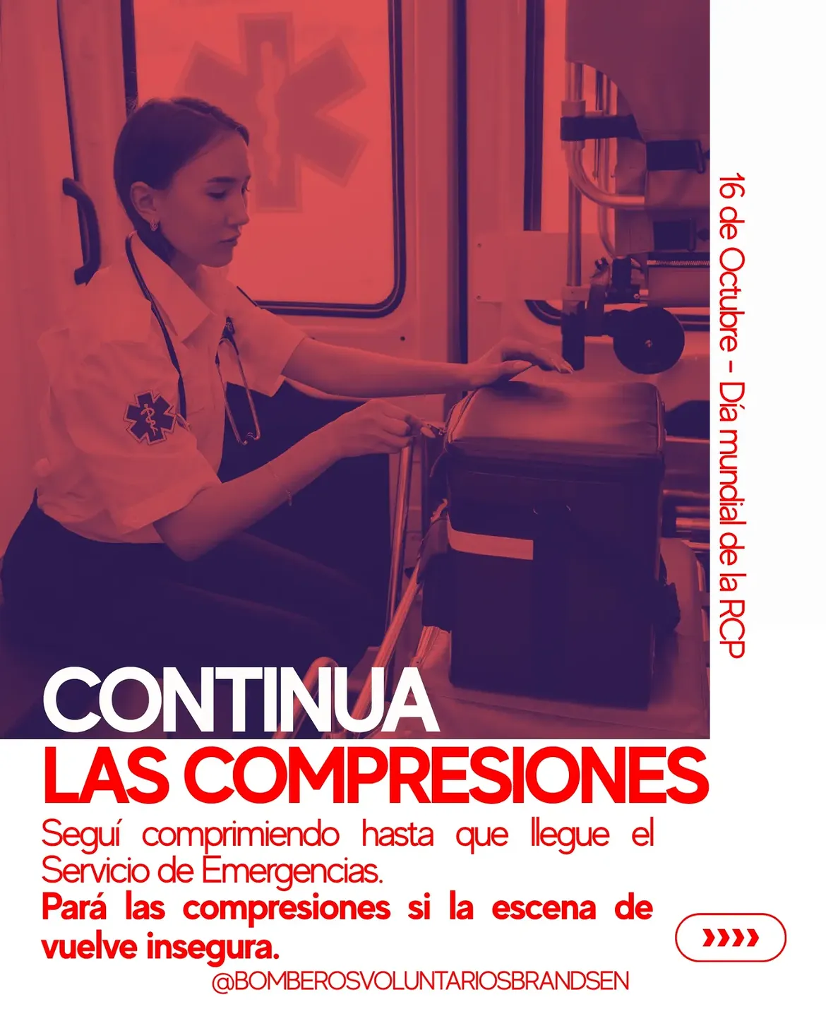 Campaña de RCP de Bomberos Voluntarios Brandsen, placa 7 de 8