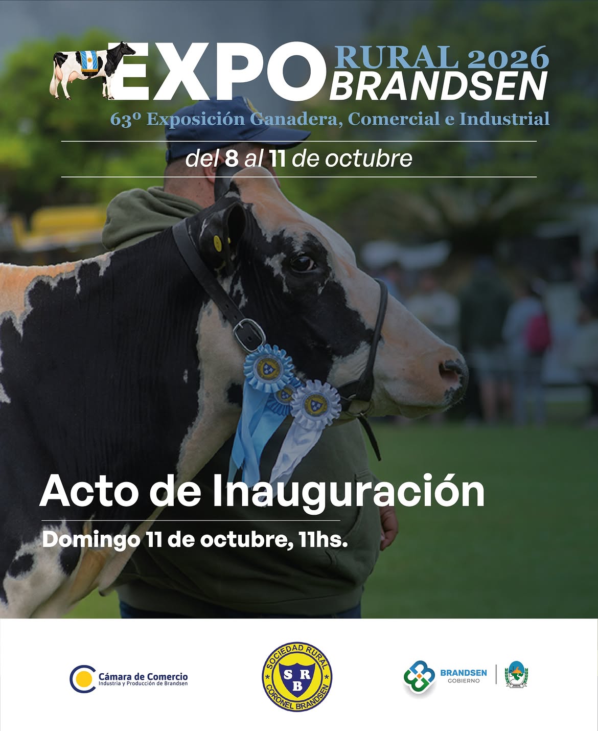 Acto de inauguración de la 63ª Expo - Expo Rural Brandsen 2026