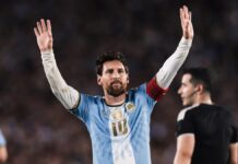 Messi se despidió de la Selección con gol y dos asistencias en el 3-0 ante Benín Messi saluda al público del Monumental