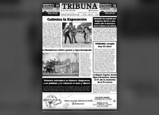 Semanario Tribuna – Tapa 10 de octubre 2026 Tapa del Semanario Tribuna del 10 de octubre de 2026