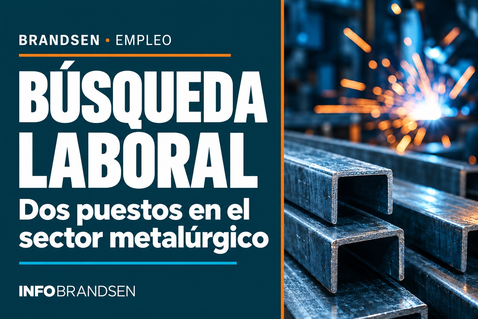 Búsqueda laboral en Brandsen: dos puestos en el sector metalúrgico