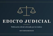 Edicto judicial: citación a sucesores de Nicolás Rafael Llompart Edicto judicial publicado en InfoBrandsen