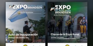 Último día de la Expo Rural: hoy es el acto de inauguración y el gran cierre con La Clave Santiagueña y La Corte Expo Rural Brandsen 2026: acto de inauguración y cierre el domingo 11 de octubre