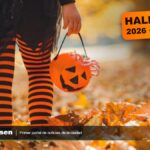 ¿Dulce o truco? Halloween 2026: qué significa la noche de brujas y por qué se celebra hoy Nena disfrazada con medias a rayas y un balde de calabaza en Halloween